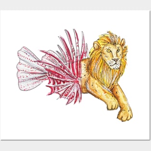 Leo Lionfish Posters and Art